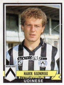 Sticker Marek Kozminski - Calciatori 1992-1993 - Panini