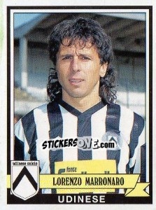 Cromo Lorenzo Marronaro - Calciatori 1992-1993 - Panini