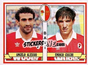 Sticker Angelo Alessio / Enrico Cucchi - Calciatori 1992-1993 n. 359 - Panini