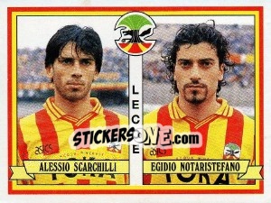 Cromo Alessio Scarchilli / Egidio Notaristefano - Calciatori 1992-1993 - Panini