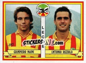 Sticker Gianpiero Maini / Antonio Rizzolo - Calciatori 1992-1993 - Panini