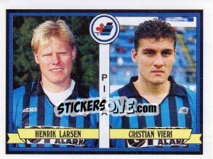 Cromo Henrik Larsen / Cristian Vieri