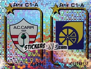 Figurina Scudetto Carpi / Carrarese