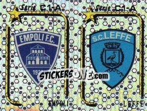 Sticker Scudetto Empoli / Leffe - Calciatori 1992-1993 n. 510 - Panini