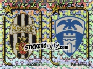 Sticker Scudetto Massese / Palazzolo - Calciatori 1992-1993 n. 511 - Panini