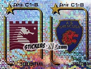 Cromo Scudetto Salernitana / Siracusa - Calciatori 1992-1993 - Panini