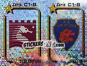 Sticker Scudetto Salernitana / Siracusa - Calciatori 1992-1993 n. 524 - Panini
