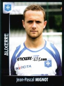 Sticker Jean-Pascal Mignot - Foot 2007-2008 - Panini