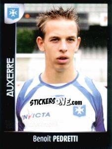 Sticker Benoît Pedretti - Foot 2007-2008 - Panini