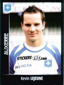 Sticker Kevin Lejeune - Foot 2007-2008 n. 22 - Panini