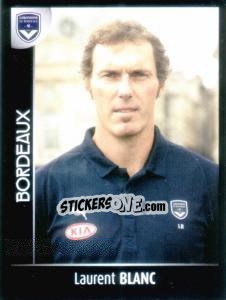 Figurina Laurent Blanc (Entraîneur) - Foot 2007-2008 - Panini