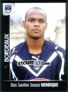 Sticker Dos Santos Souza Henrique - Foot 2007-2008 n. 36 - Panini