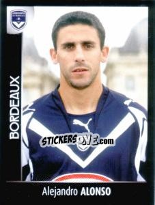 Sticker Alejandro Alonso - Foot 2007-2008 - Panini