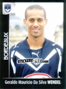 Sticker Geraldo Mauricio Da Silva Wendel - Foot 2007-2008 n. 46 - Panini