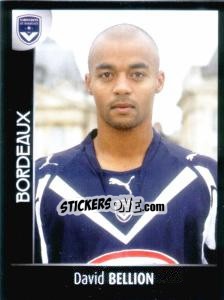 Sticker David Bellion - Foot 2007-2008 - Panini