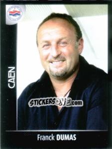 Sticker Entraîneur(Franck Dumas) - Foot 2007-2008 - Panini