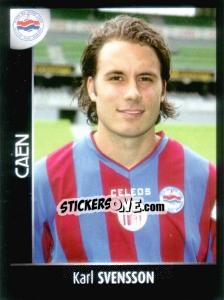 Sticker Karl Svensson - Foot 2007-2008 - Panini