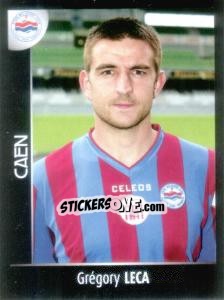 Figurina Grégory Leca - Foot 2007-2008 - Panini