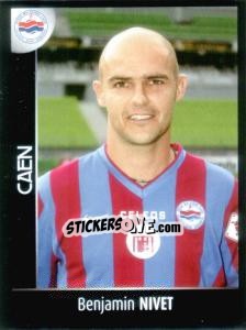 Sticker Benjamin Nivet - Foot 2007-2008 n. 71 - Panini