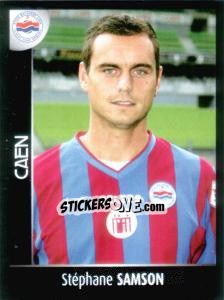 Figurina Stéphane Samson - Foot 2007-2008 n. 76 - Panini