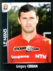 Figurina Grégory Cerdan - Foot 2007-2008 - Panini