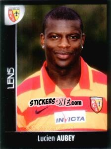 Sticker Lucien Aubey - Foot 2007-2008 n. 112 - Panini