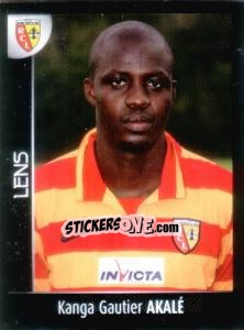 Sticker Kanga Gautier Akalé - Foot 2007-2008 - Panini