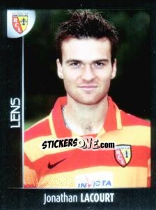 Figurina Jonathan Lacourt - Foot 2007-2008 - Panini