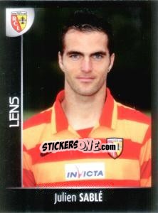 Sticker Julien Sablé - Foot 2007-2008 n. 126 - Panini