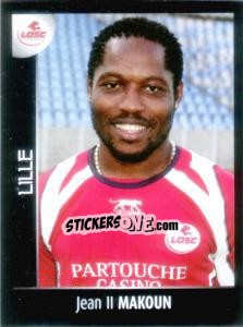 Figurina Jean II Makoun - Foot 2007-2008 - Panini