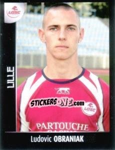 Figurina Ludovic Obraniak - Foot 2007-2008 - Panini