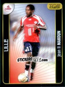 Sticker Top joueur(Jean II Makoun) - Foot 2007-2008 n. 156 - Panini