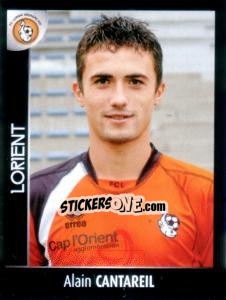 Figurina Alain Cantareil - Foot 2007-2008 n. 166 - Panini