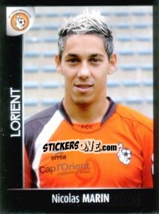 Sticker Nicolas Marin - Foot 2007-2008 n. 179 - Panini