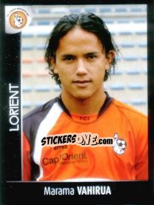 Sticker Marama Vahirua - Foot 2007-2008 n. 181 - Panini