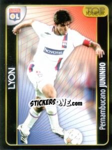Sticker Top joueur(Pernambucano Juninho) - Foot 2007-2008 n. 187 - Panini