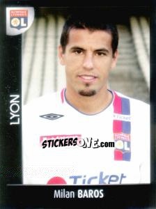 Figurina Milan Baros - Foot 2007-2008 - Panini