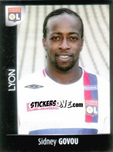 Sticker Sidney Govou - Foot 2007-2008 n. 206 - Panini
