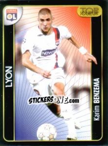 Cromo Top joueur(Karim Benzema) - Foot 2007-2008 - Panini