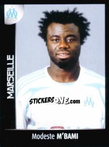 Figurina Modeste M'Bami - Foot 2007-2008 - Panini