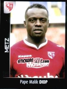 Sticker Pape Malik Diop - Foot 2007-2008 n. 244 - Panini