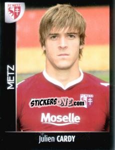 Sticker Julien Cardy - Foot 2007-2008 n. 250 - Panini