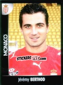 Sticker Jérémy Berthod - Foot 2007-2008 - Panini