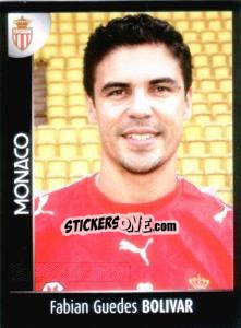 Sticker Fabian Guedes Bolivar - Foot 2007-2008 - Panini