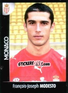Sticker François-Joseph Modesto - Foot 2007-2008 n. 272 - Panini