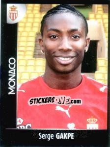 Cromo Serge Gakpe - Foot 2007-2008 - Panini