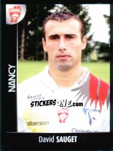 Sticker David Sauget - Foot 2007-2008 n. 297 - Panini