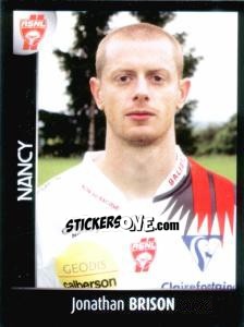 Sticker Jonathan Brison - Foot 2007-2008 n. 301 - Panini