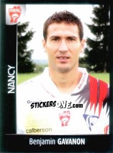 Sticker Benjamin Gavanon - Foot 2007-2008 - Panini