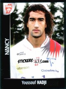 Sticker Youssouf Hadji - Foot 2007-2008 n. 306 - Panini